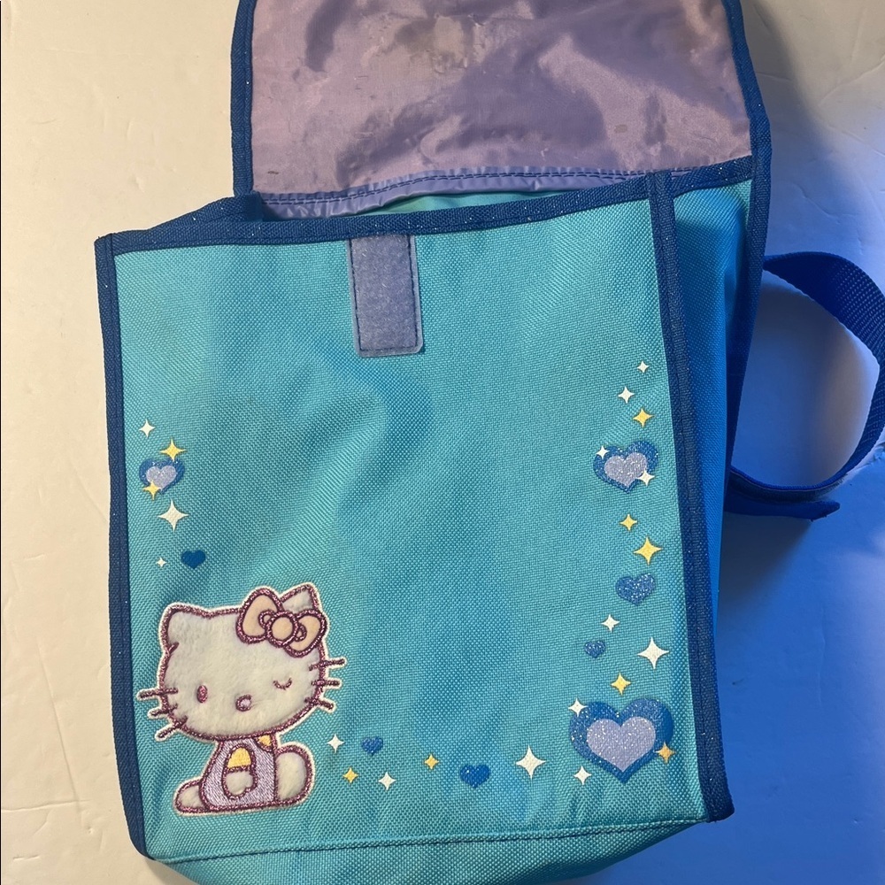 VINTAGE Hello Kitty Blue Car Seat Garbage Bag- RARE LIMITED EDITION GUC - Picture 14 of 16